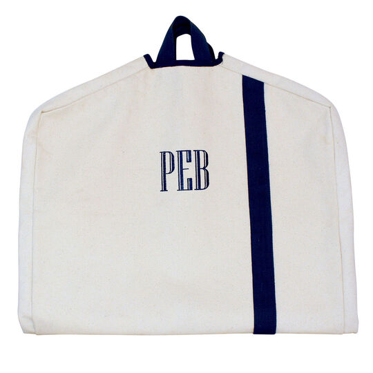 Personalized Natural Garment Bag